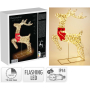 REINDEER СВЕТЕЩА КОЛЕДНА ДЕКОРАЦИЯ ЕЛЕН 88 СМ