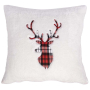 XMAS DEER КОЛЕДНА ДЕКО ВЪЗГЛАВНИЦА С ЦИП 45/45СМ