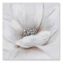 WHITE FLOWER КАРТИНА 30/30 CM