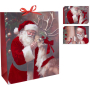 SANTA VELVET КОЛЕДНА ПОДАРЪЧНА ТОРБИЧКА 42/16/48 СМ АСОРТИ