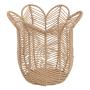 S BASKETS NATURAL ПЛЕТЕНА КАШПА/КОШНИЦА ГОЛЯМА D:37 СМ
