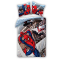 SPIDERMAN GREY ДЕТСКИ СПАЛЕН КОМПЛЕКТ ДВУЛИЦЕВ ПАМУК 2 ЧАСТИ