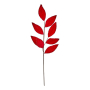 LEAF VELVET СТРЪК ИЗКУСТВЕНО ЦВЕТЕ 62 СМ