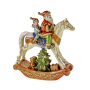 ROCKING HORSE КОЛЕДНА СТАТУЕТКА ЛЮЛЕЕЩО КОНЧЕ 25 СМ