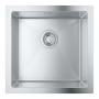 КУХНЕНСКА МИВКА GROHE ОТ НЕРЪЖДАЕМА СТОМАНА ЗА ВГРАЖДАНЕ ПОД ПЛОТ 40/40/20 СМ ~31578SD1
