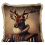 DEER VELVET ДЕКО ВЪЗГЛАВНИЦА С ЦИП 43X43СМ