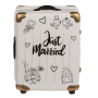 JUST MARRIED КЕРАМИЧНА КАСИЧКА КУФАР С КОЛЕЛА 7/12/16 СМ