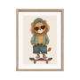 SKATER КАРТИНА С РАМКА 30/40 СМ
