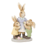 TRADITIONAL EASTER СТАТУЕТКА СЕМЕЙСТВО ЗАЙЧЕТА 17 СМ