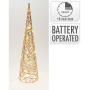 LED CONE СВЕТЕЩА КОЛЕДНА ДЕКОРАЦИЯ КОНУС 60 СМ