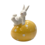 LUCKY RABBIT СТАТУЕТКА ЗАЕК С ЯЙЦЕ 11/8.9/14.1 СМ
