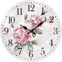ROSES СТЕНЕН ЧАСОВНИК С БЕЗШУМЕН МЕХАНИЗЪМ 34 СМ