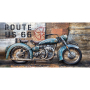 MOTORCYCLE КАРТИНА 140/70 СМ