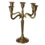 CANDELABRA СВЕЩНИК ЗА 5 СВЕЩИ H:27 СМ ЗЛАТИСТ