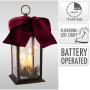 BOW VELVET LED КОЛЕДЕН ФЕНЕР 30 СМ