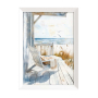 BEACH HOUSE КАРТИНA С РАМКА 50/70 СМ