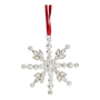 SNOWFLAKE VELVET КОЛЕДНА ВИСУЛКА СНЕЖИНКА 11 СМ