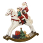 ROCKING HORSE КОЛЕДНА СТАТУЕТКА ЛЮЛЕЕЩО СЕ КОНЧЕ 34.6 С