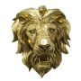 LION ДЕКО ЛЪВСКА ГЛАВА ЗА СТЕНА 48.5/42.5/24 СМ