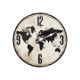 MAP OF THE WORLD СТЕНЕН ЧАСОВНИК С БЕЗШУМЕН МЕХАНИЗЪМ 34 СМ