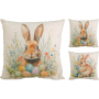 EASTER RABBIT ДЕКО ВЪЗГЛАВНИЦА 40/40СМ