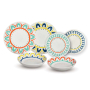 MADISON VIDA ORANGE + YELLOW СЕРВИЗ ЗА ХРАНЕНЕ 18 ЧАСТИ