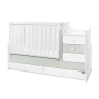 MAXI PLUS NEW БЕБЕШКО ТРАНСФОРМИРАЩО СЕ ЛЕГЛО БЯЛО/MILKY GREEN 70/160 СМ