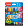 ФЛУМАСТЕРИ ДЖУНГЛА MAPED COLOR PEPS 12 ЦВЯТА