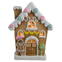 CANDYLAND СВЕТЕЩА КОЛЕДНА СТАТУЕТКА КЪЩИЧКА 33 СМ