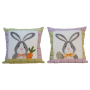 HOPPY EASTER ДЕКО ВЪЗГЛАВНИЦА  АСОРТИ 41/41СМ