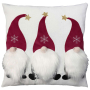 XMAS GNOME  ДЕКОРАТИВНА ВЪЗГЛАВНИЦА 45/45СМIСЕРАЛ