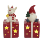 HO, HO, HOLIDAYS! СВЕТЕЩА КОЛЕДНА СТАТУЕТКА ЕЛЕН/ДЖУДЖЕ 15.5 СМ АСОРТИ