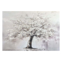WHITE TREE КАРТИНА КАНАВА С РЪЧНО РИСУВАНИ ЕЛЕМЕНТИ 70/100 СМ