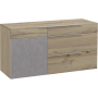 ВИ ВАГАНТО КОМОД С 3 ЧЕКМЕДЖЕТА ДЪБ 160/52/82 СМ