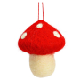 MUSHROOM КОЛЕДНА ВИСУЛКА ЗА ЕЛХА ГЪБКА 6 СМ