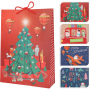 КОЛЕДНА ПОДАРЪЧНА ТОРБИЧКА 18/8/23 СМ АСОРТИ