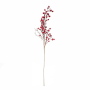 RED BERRY СТРЪК ИЗКУСТВЕНО ЦВЕТЕ БОРОВИНКА 73 СМ