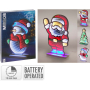LED КОЛЕДНА СТАТУЕТКА 21/28 СМ АСОРТИ