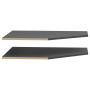 КОМПЛЕКТ 2 БР. СИВ ЪГЛОВ РАФТ МУЛТИ
