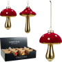 MUSHROOMS VELVET КОЛЕДНА ИГРАЧКА ЗА ЕЛХА ГЪБКА АСОРТИ