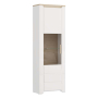 БЯЛА ВИТРИНА АБЪРДИЙН 64/35/193.5 СМ