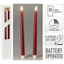 СЕТ 2 БР. LED КОЛЕДНИ СВЕЩИ 27 СМ