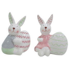 LUCKY RABBIT ДЕКО ЗАЕК АСОРТИ 10 CМ