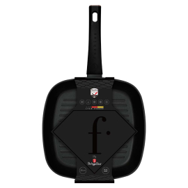 FTV MATTE BLACK-ROSE GOLD GRILL ТИГАН 28СМ