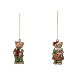 HOLY CHRISTMAS КОЛЕДНА ИГРАЧКА ЗА ЕЛХА МЕЧЕ 13.3 СМ АСОРТИ