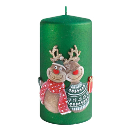 REINDEERS КОЛЕДНА СВЕЩ 7/14 СМ