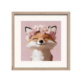 MISS FOXY КАРТИНА С РАМКА 30/30 СМ