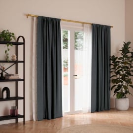 BLACKOUT ПЕРДЕ ПЛЪТНО С ПЕРДЕЛИК СЕТ 2 БР.150/250СМ