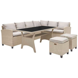 ГРАДИНСКИ КОМПЛЕКТ ДИВАН С ТАБУРЕТКИ