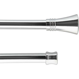 ДВОЕН TЕЛЕСКОПИЧЕН КОРНИЗ 210-380СМ;Ф19ММ